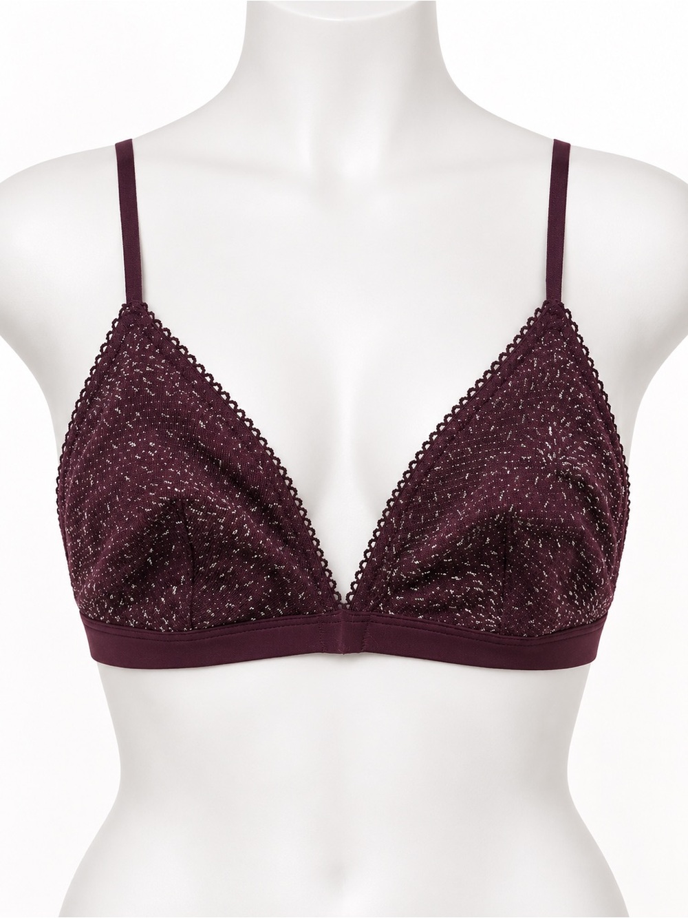 Victoria's Secret Plum Sparkle Lace Bralette
